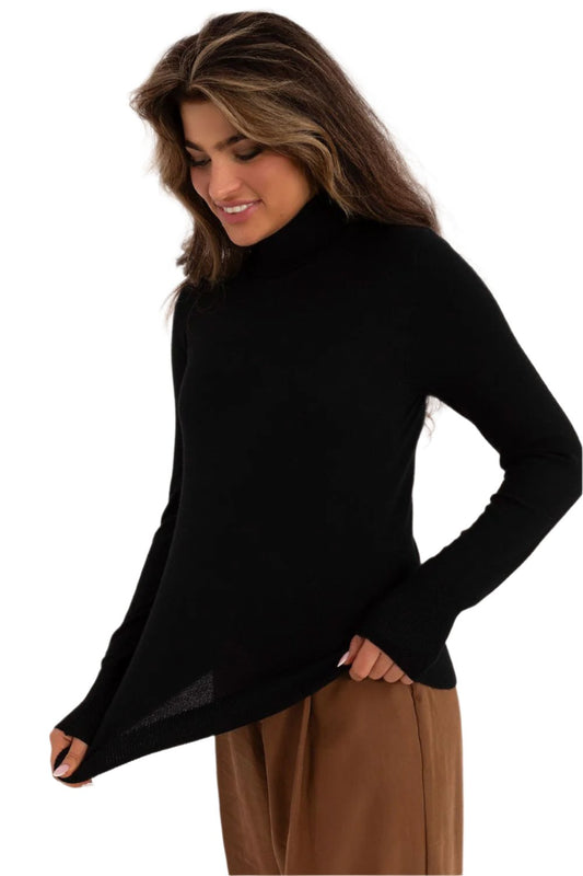 TEEK - Full Neck Turtleneck TOPS TEEK MH black S 