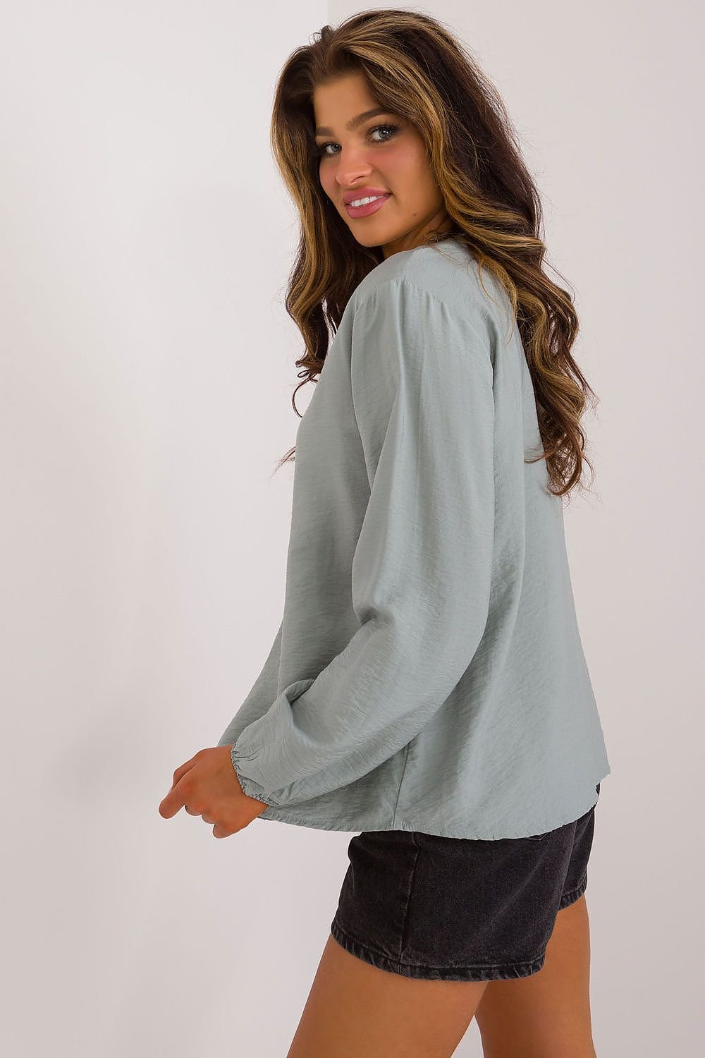 TEEK - V-Neck Smooth Blouse TOPS TEEK MH   