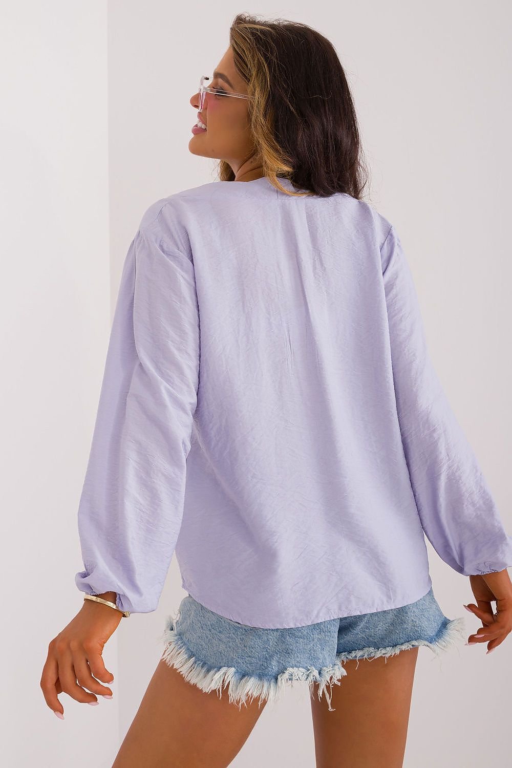 TEEK - V-Neck Smooth Blouse TOPS TEEK MH   