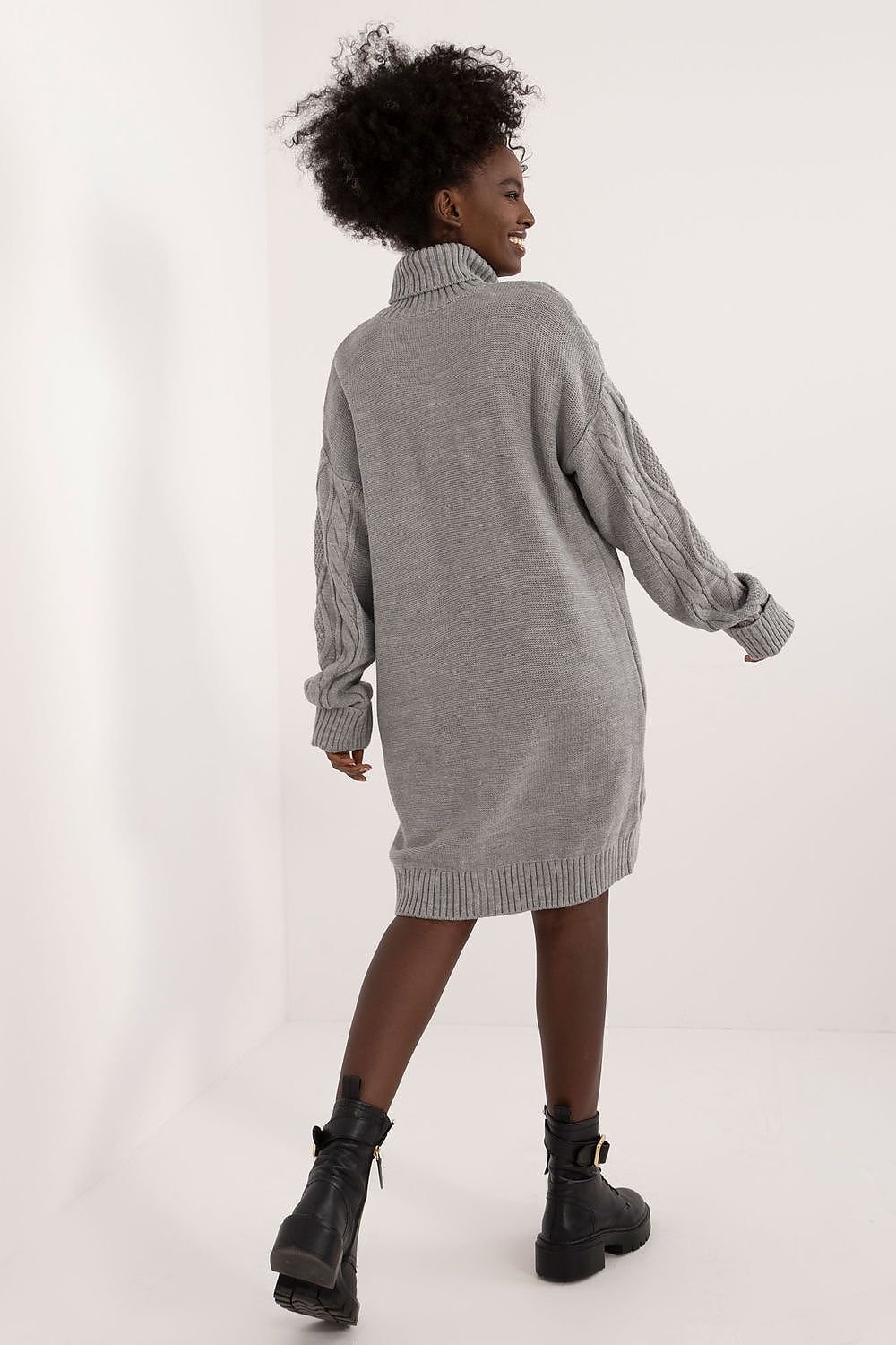 TEEK - Turtleneck Long Sweater Day Dress DRESS TEEK MH   