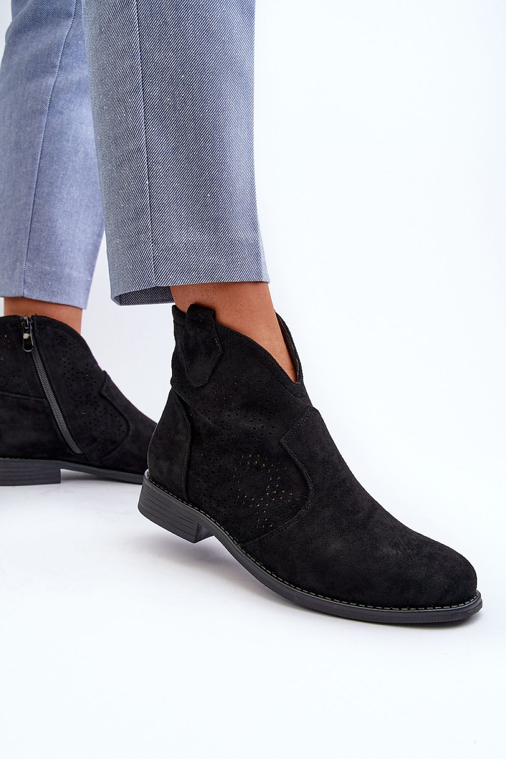 TEEK - Suede Standard Ankle Booties SHOES TEEK MH   