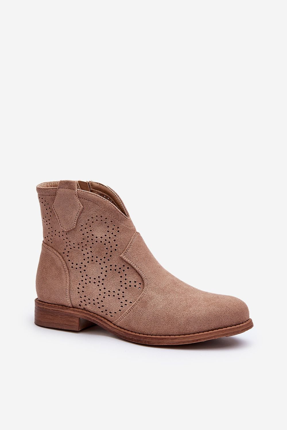 TEEK - Suede Standard Ankle Booties SHOES TEEK MH   