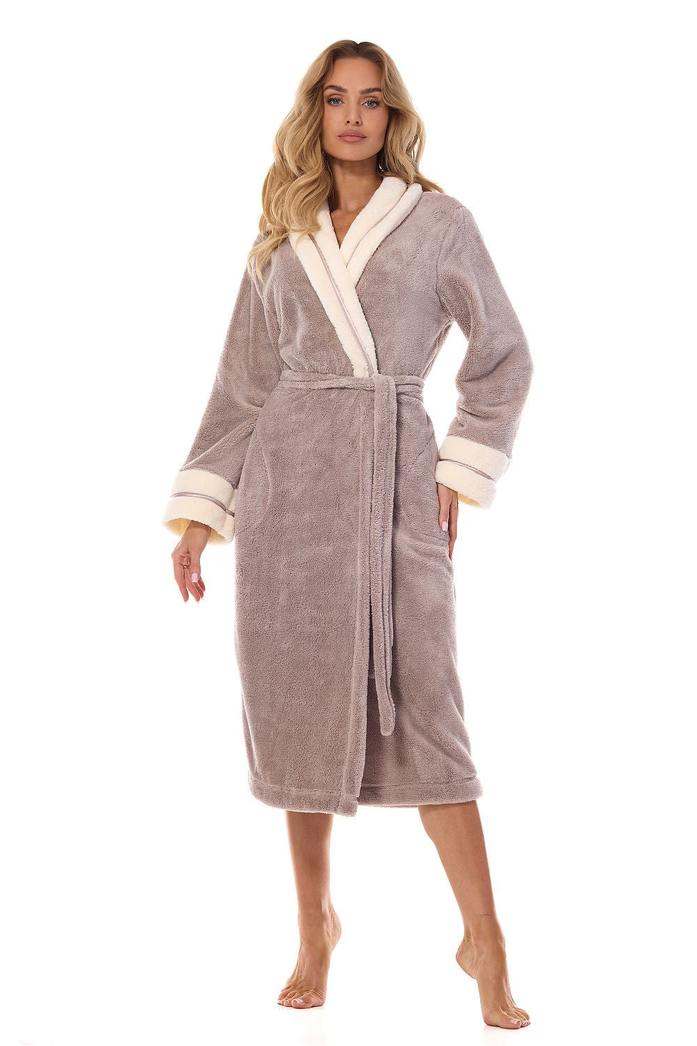 TEEK - Beige Babera Bathrobe ROBE TEEK MH M  