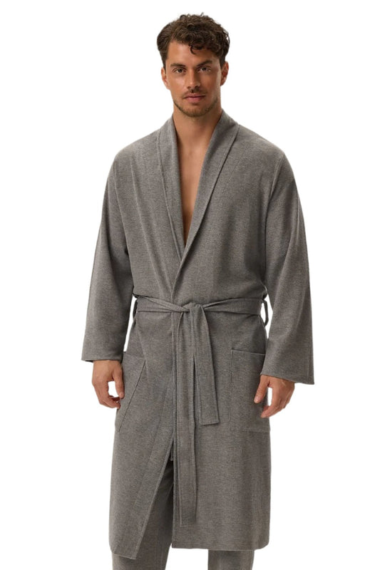 TEEK - Mens Foyer Bathrobe ROBE TEEK MH grey M 