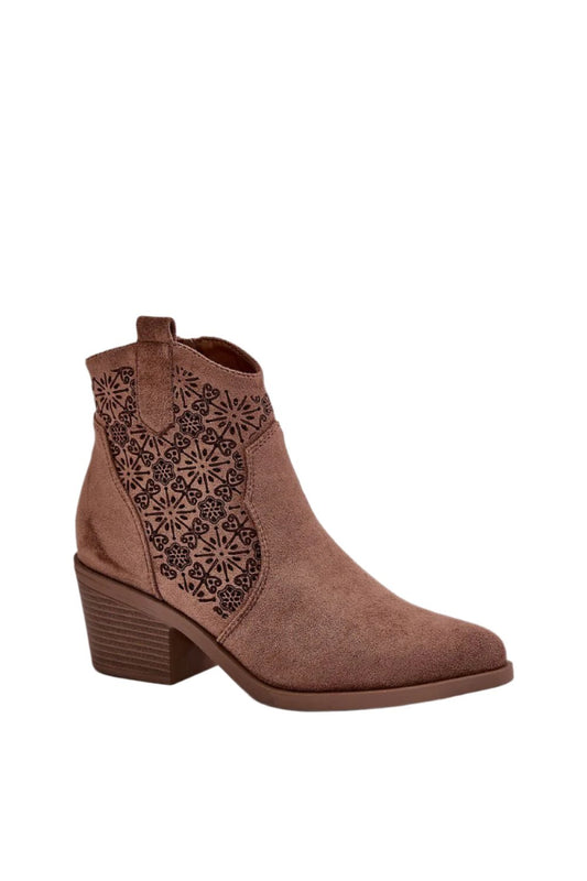 TEEK - Heeled Suede Ankle Boots SHOES TEEK MH   