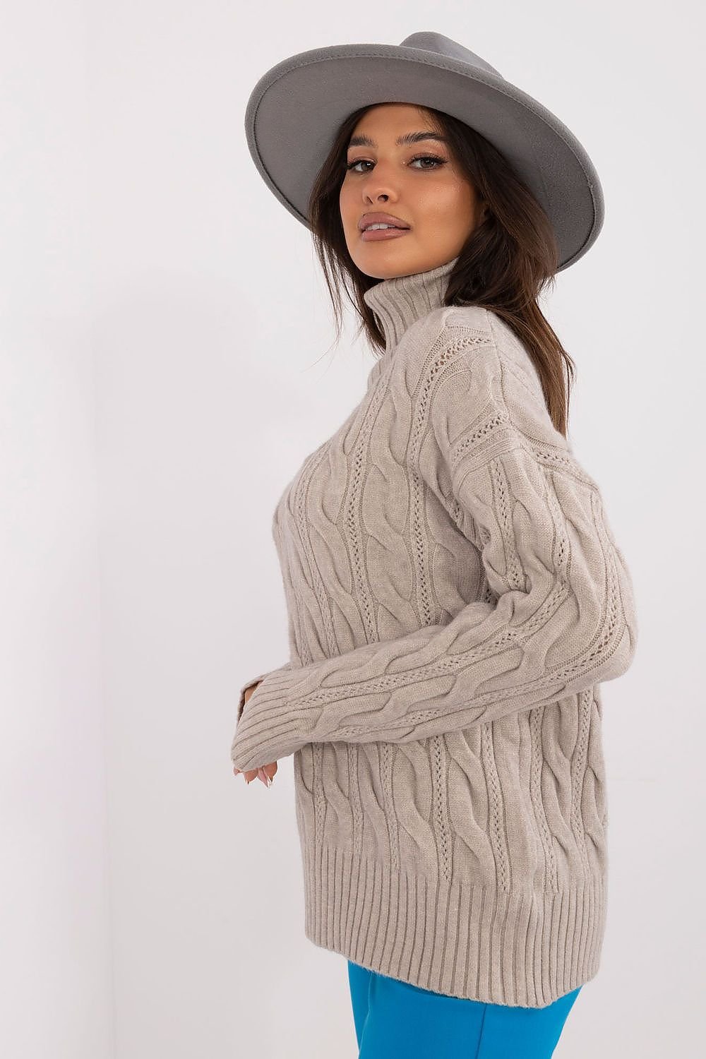 TEEK - Knitted Textured Turtleneck SWEATER TEEK MH   