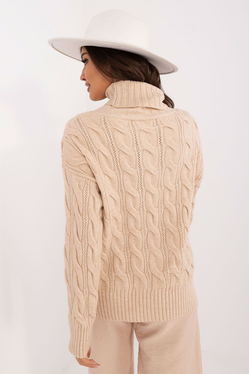 TEEK - Knitted Textured Turtleneck SWEATER TEEK MH   