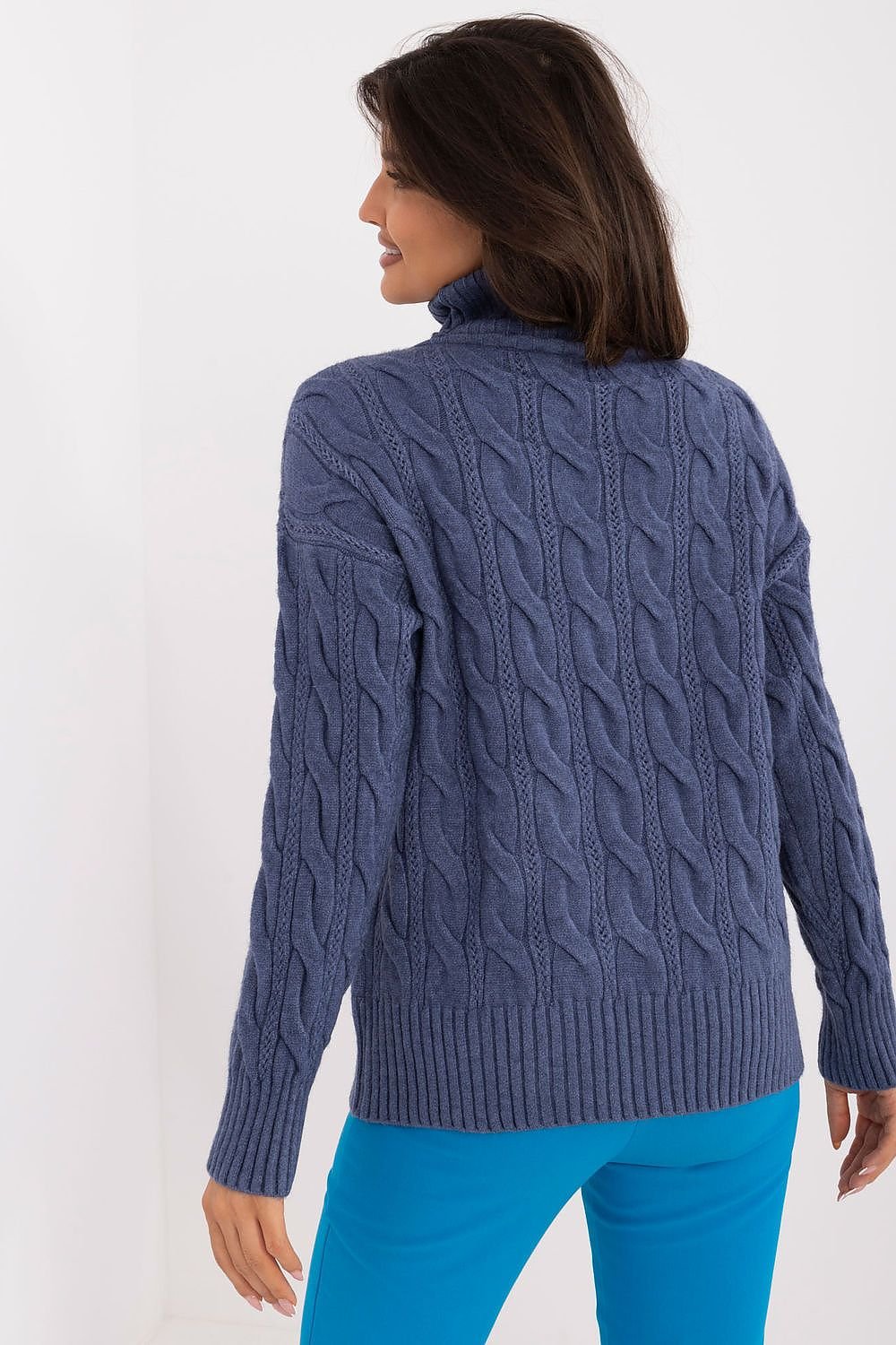 TEEK - Knitted Textured Turtleneck SWEATER TEEK MH   