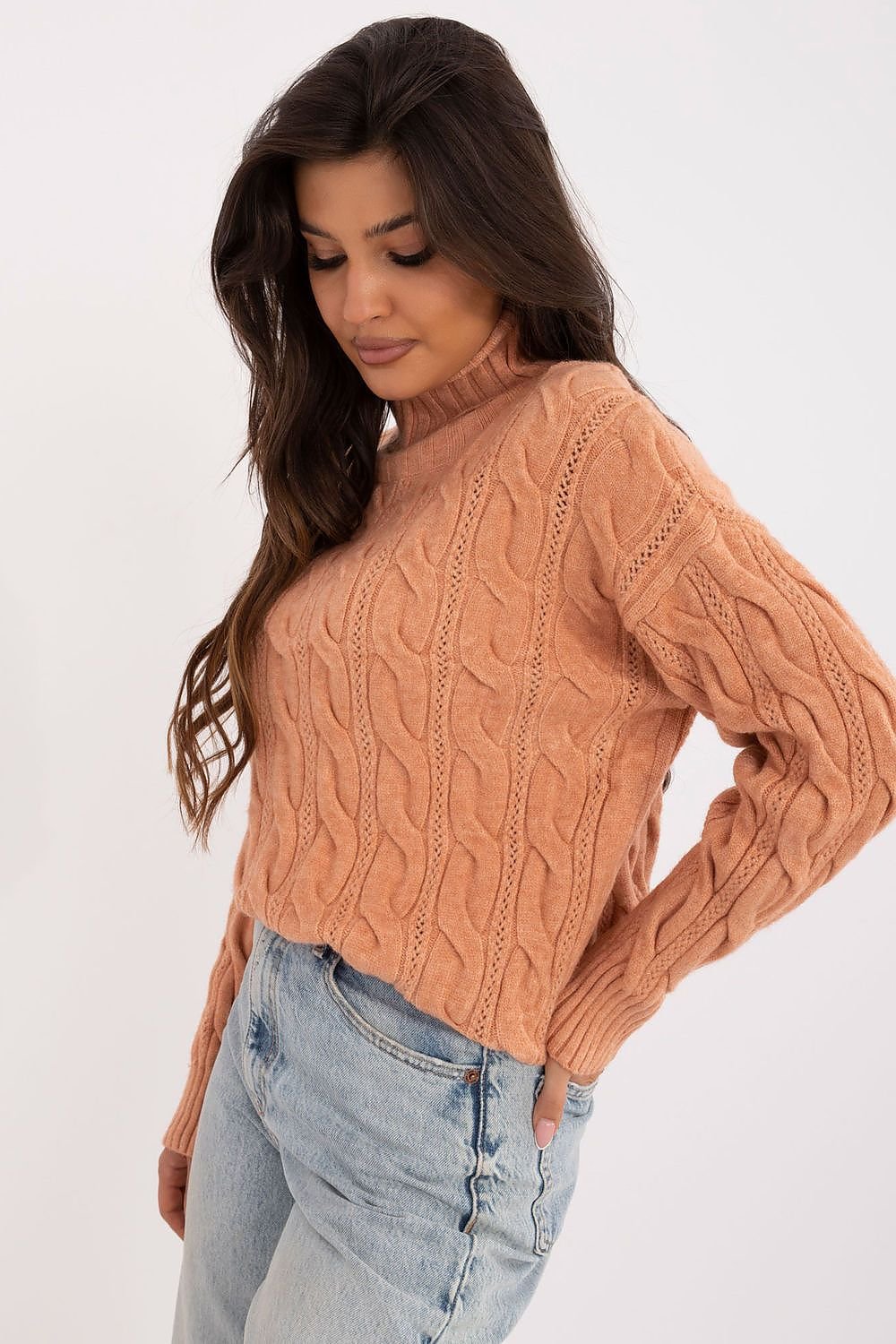 TEEK - Knitted Textured Turtleneck SWEATER TEEK MH   