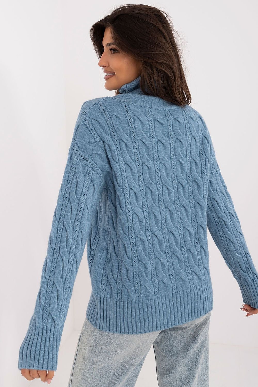 TEEK - Knitted Textured Turtleneck SWEATER TEEK MH   