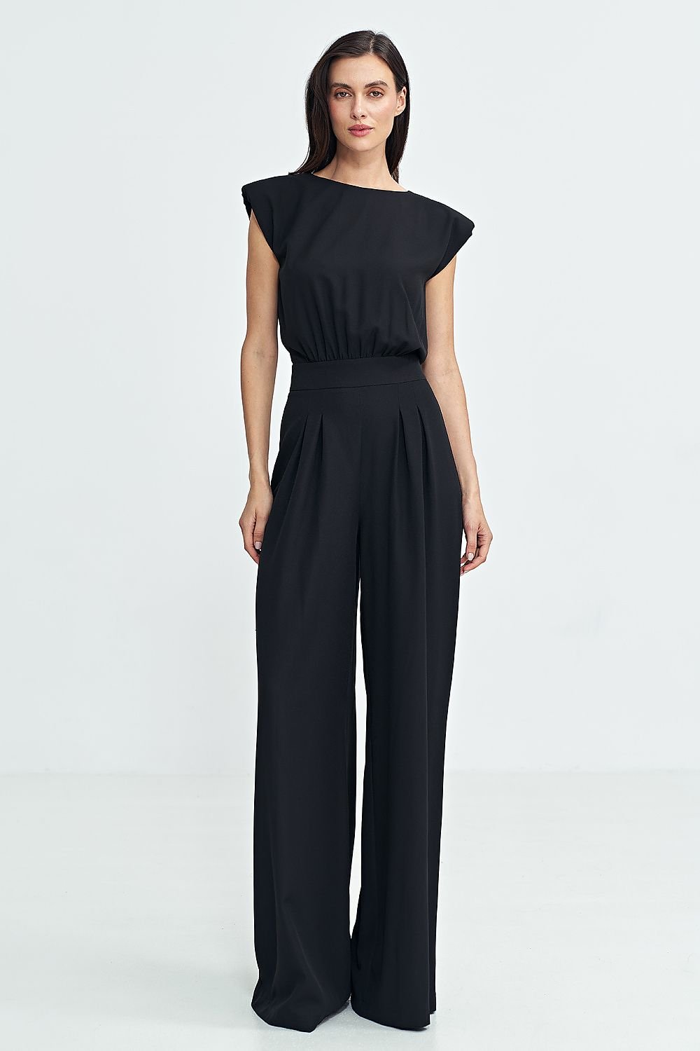 TEEK - Silhouette Hidden Zip Jumpsuit JUMPSUIT TEEK MH black XS36 