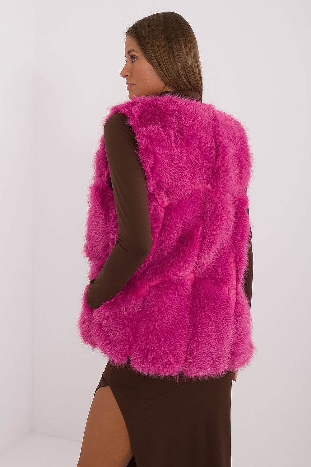 TEEK - Faux Fur Pocketed Gilet VEST TEEK MH   