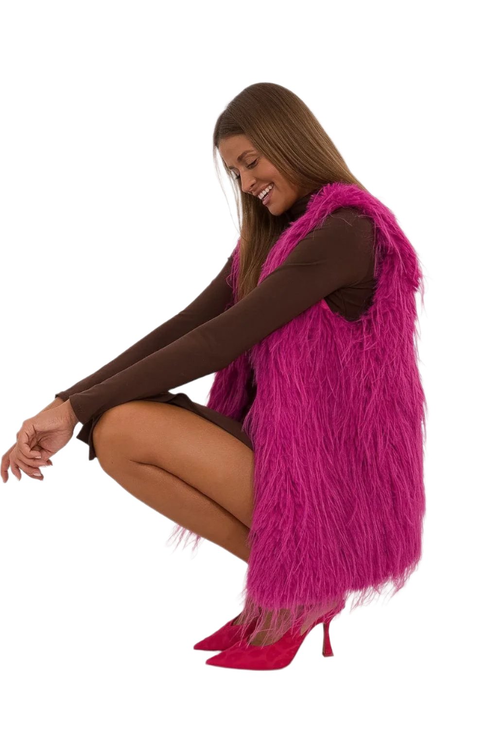 TEEK - Color Chosen Faux Fur Gilet VEST TEEK MH   