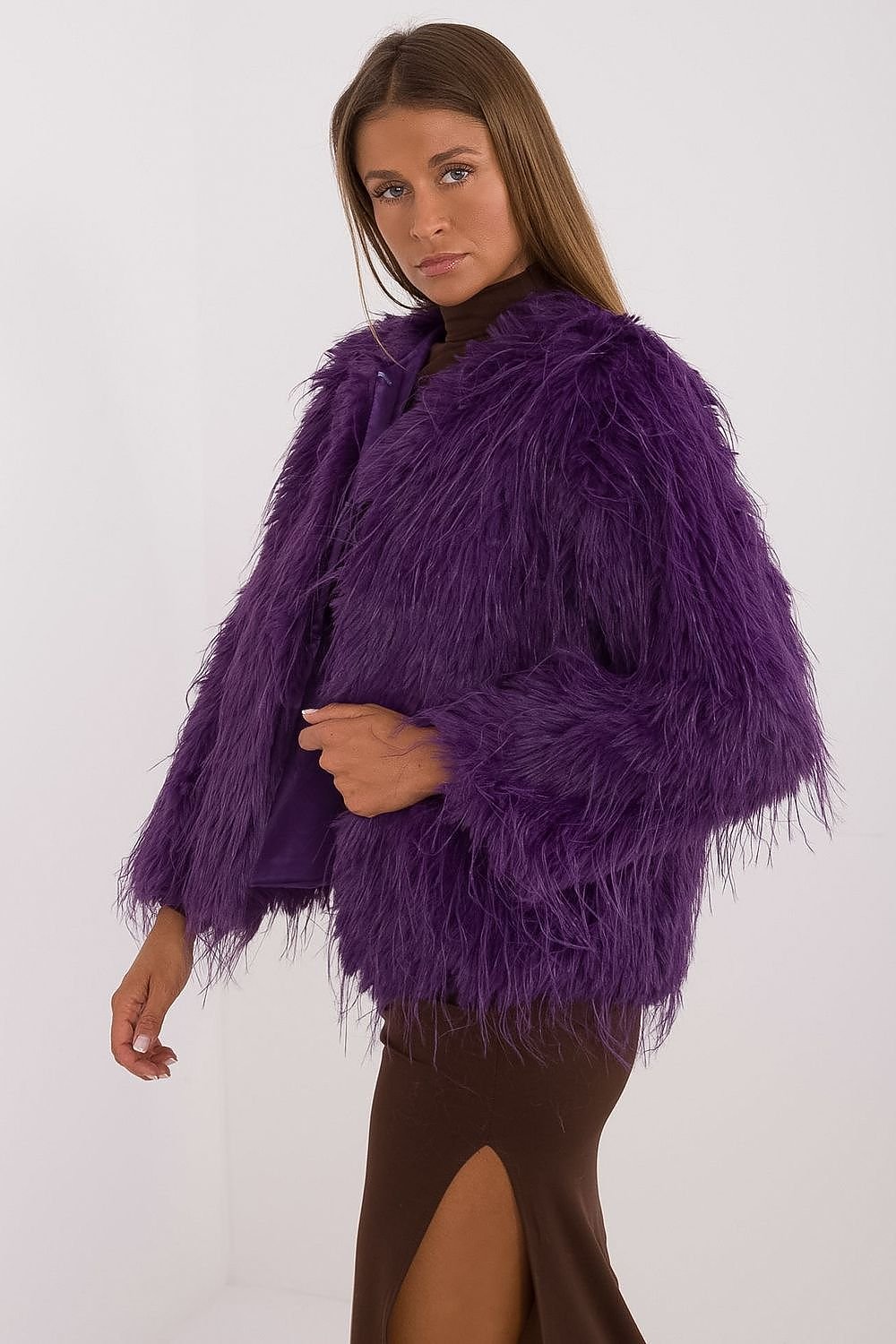 TEEK - Snuffle Faux Fluff Jacket JACKET TEEK MH violet S/M 