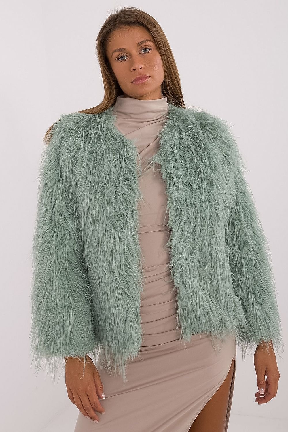 TEEK - Snuffle Faux Fluff Jacket JACKET TEEK MH green 3 S/M 