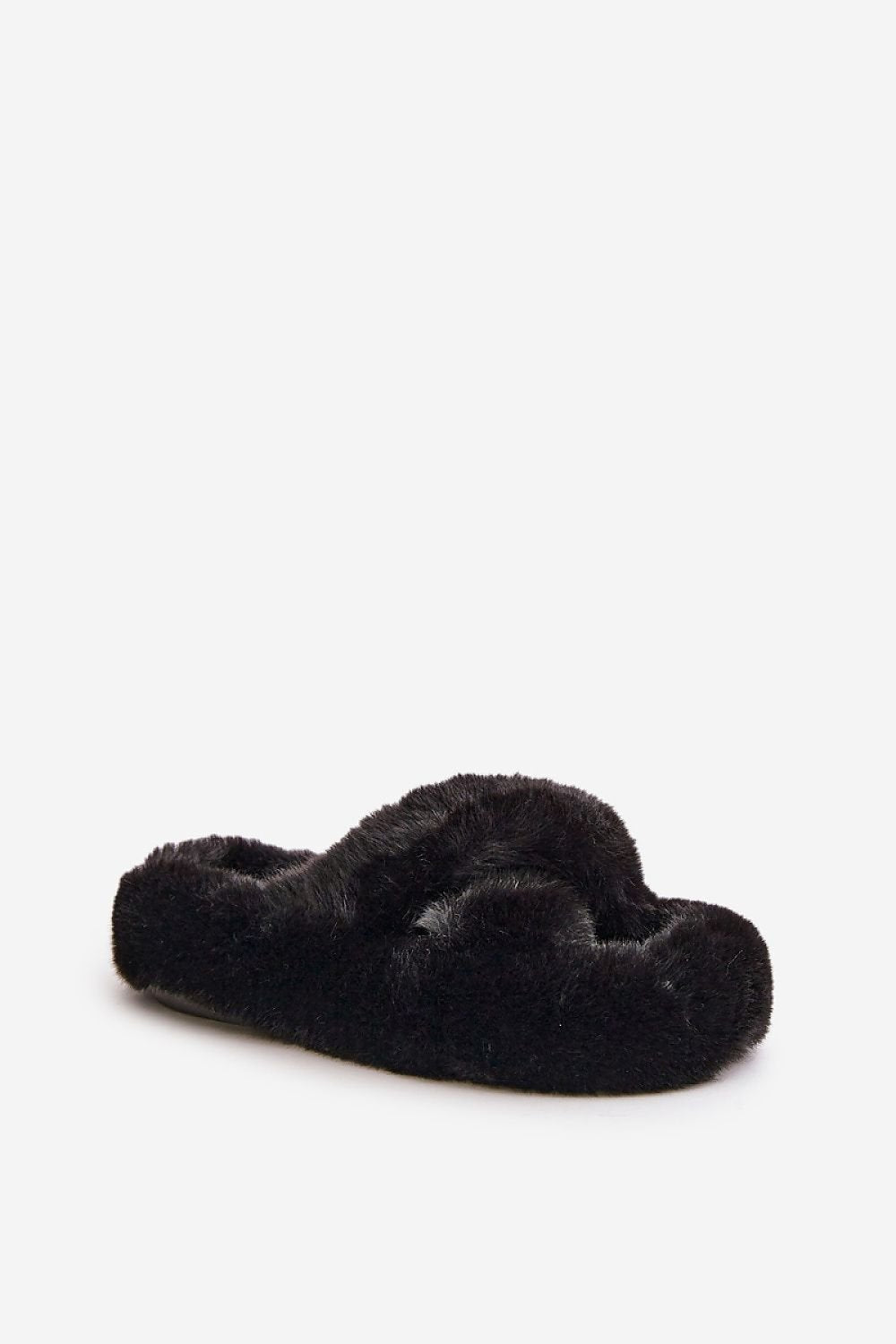 TEEK - Fluffed Up Crossed Comfort Slippers SHOES TEEK MH   