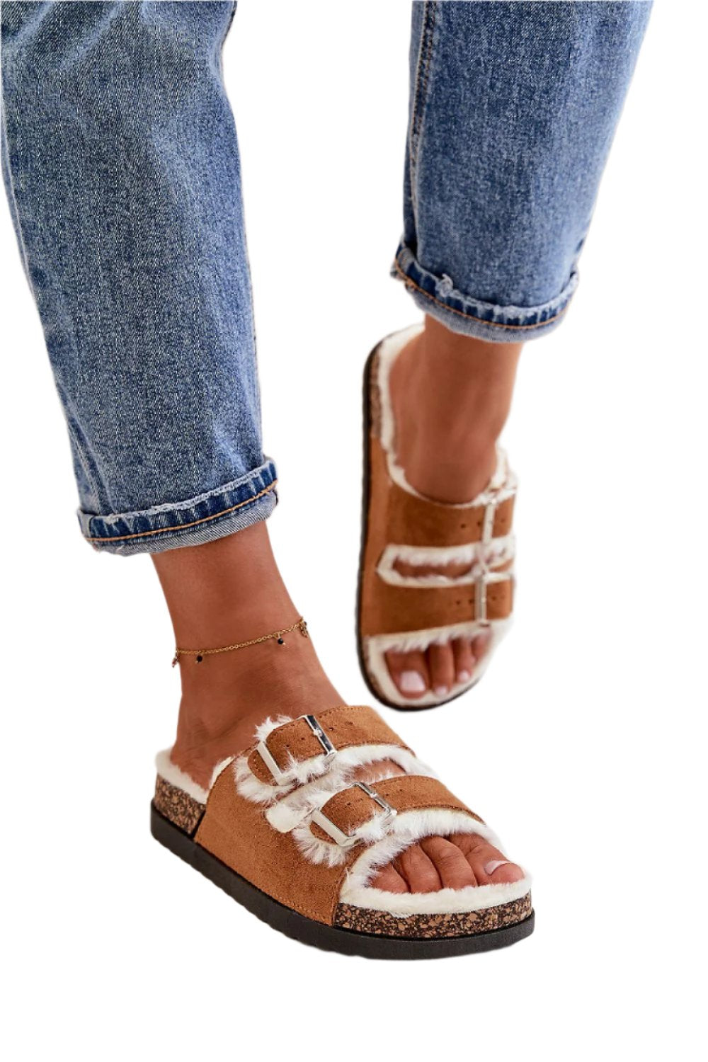 TEEK - Fluff Double Buckle Sandals SHOES TEEK MH   