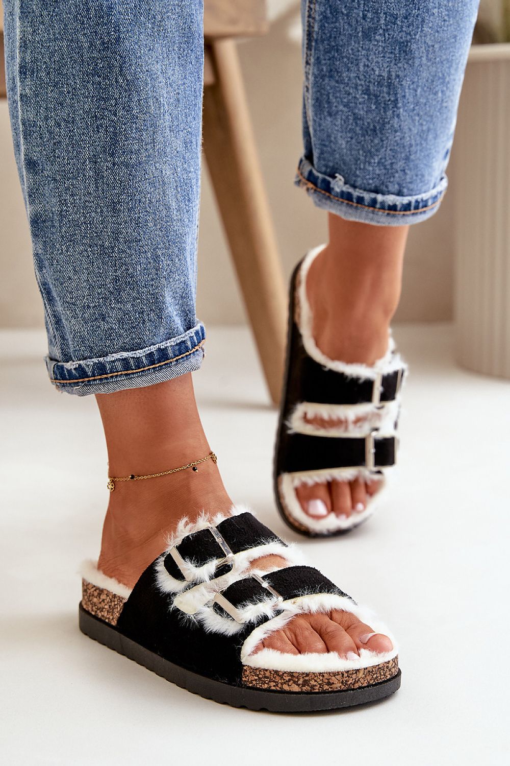 TEEK - Fluff Double Buckle Sandals SHOES TEEK MH black 37 