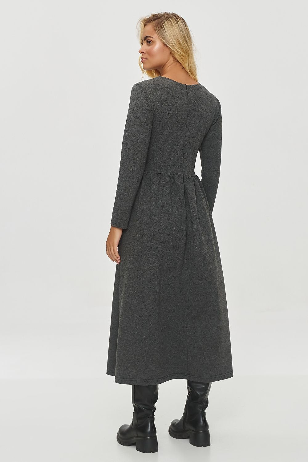 TEEK - Two Front Pocket Long Sleeve Dress DRESS TEEK MH   