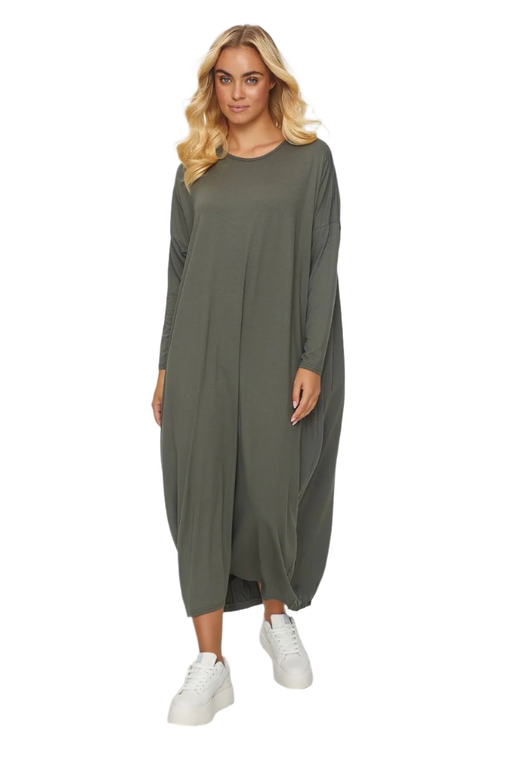 TEEK - Casual Gown Loose Dress DRESS TEEK MH green One Size 