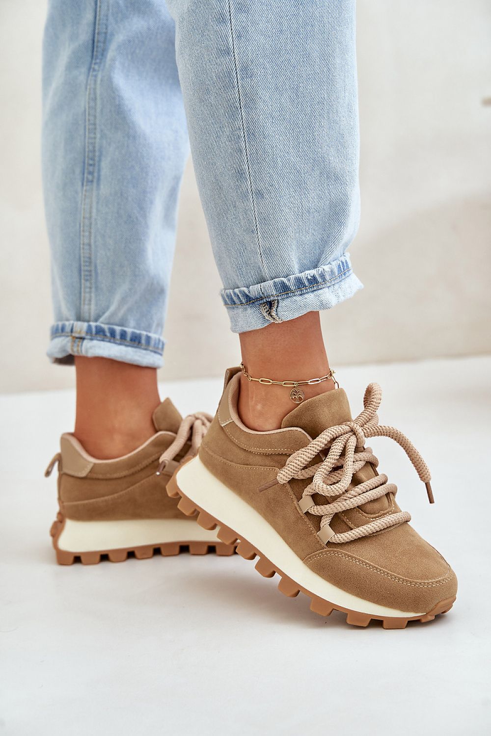 TEEK - Thick Laced Earth Tone Sneakers SHOES TEEK MH