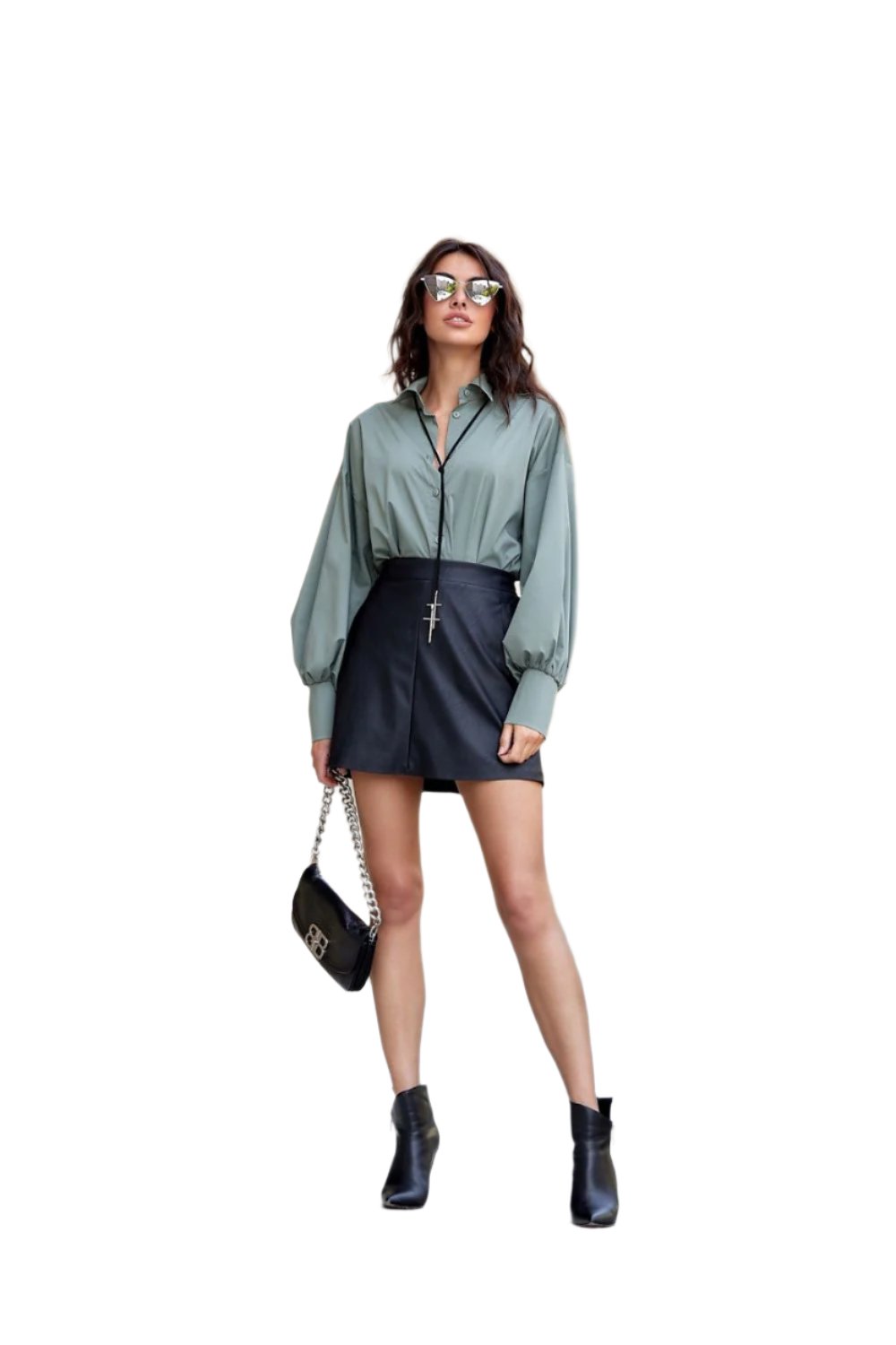 TEEK - Long Bag Sleeve Shirt TOPS TEEK MH green XS 36 