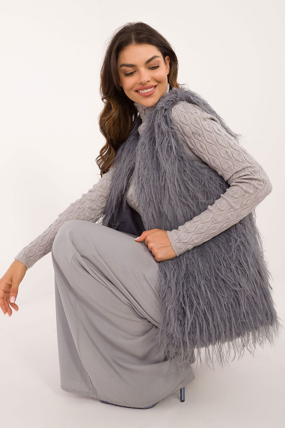 TEEK - Color Chosen Faux Fur Gilet VEST TEEK MH   