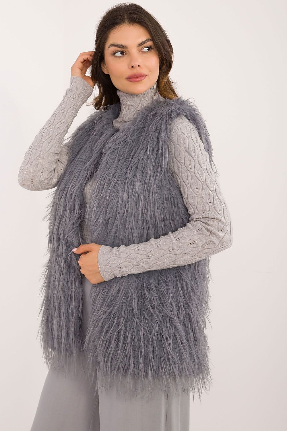 TEEK - Color Chosen Faux Fur Gilet VEST TEEK MH   