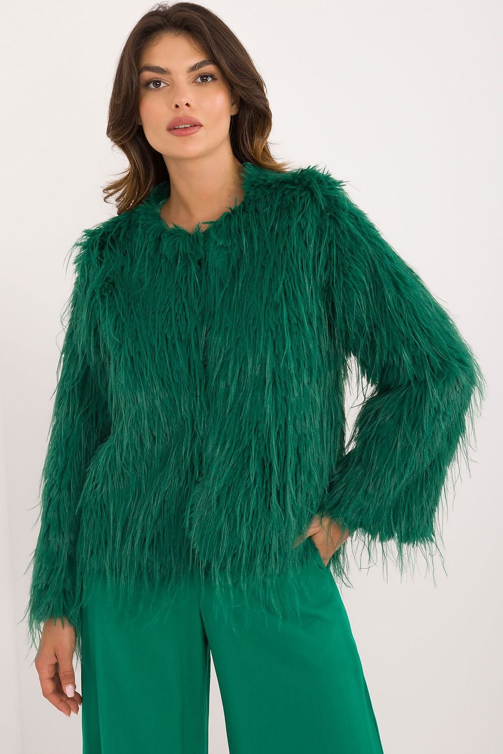 TEEK - Snuffle Faux Fluff Jacket JACKET TEEK MH green 4 S/M 