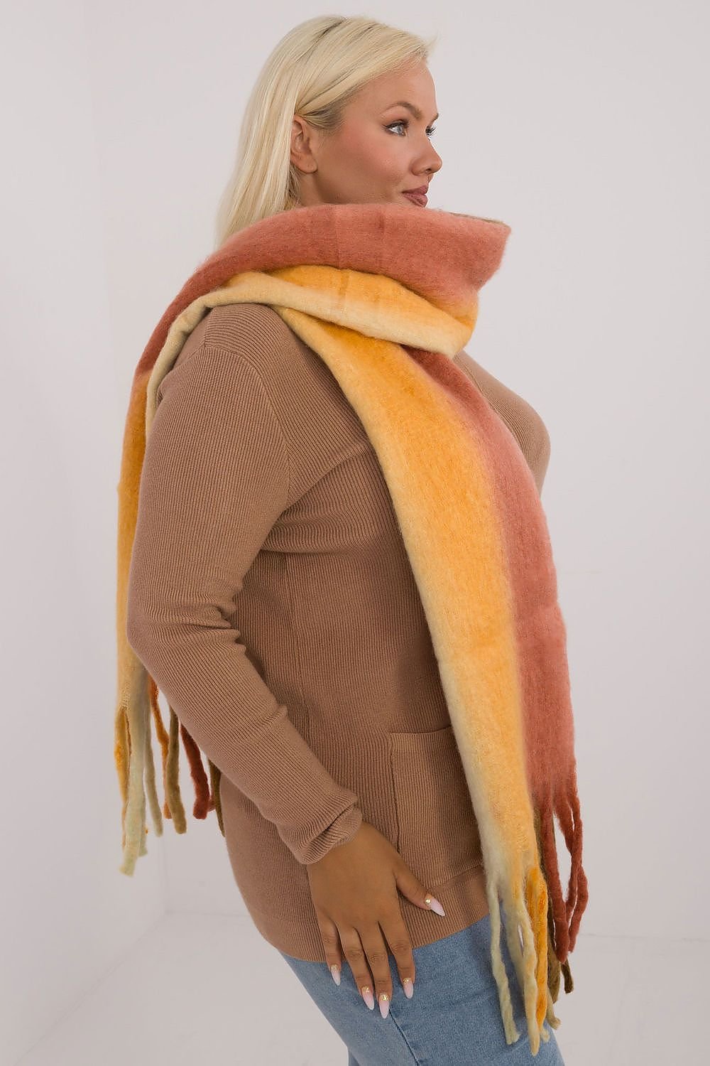 TEEK - Color Blend Fringe Scarf SCARF TEEK MH   