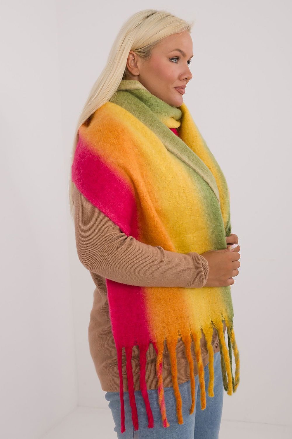 TEEK - Color Blend Fringe Scarf SCARF TEEK MH   