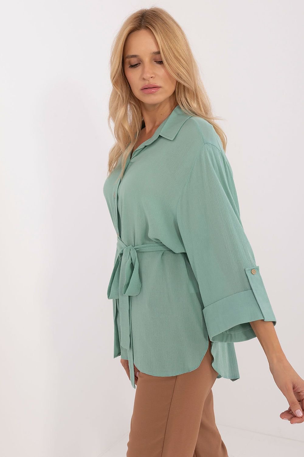 TEEK - Buttoned Belted Shirt  TEEK MH   