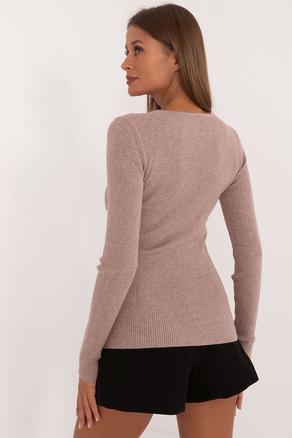 TEEK - Button Detail Side Long Sleeve Top TOPS TEEK MH   