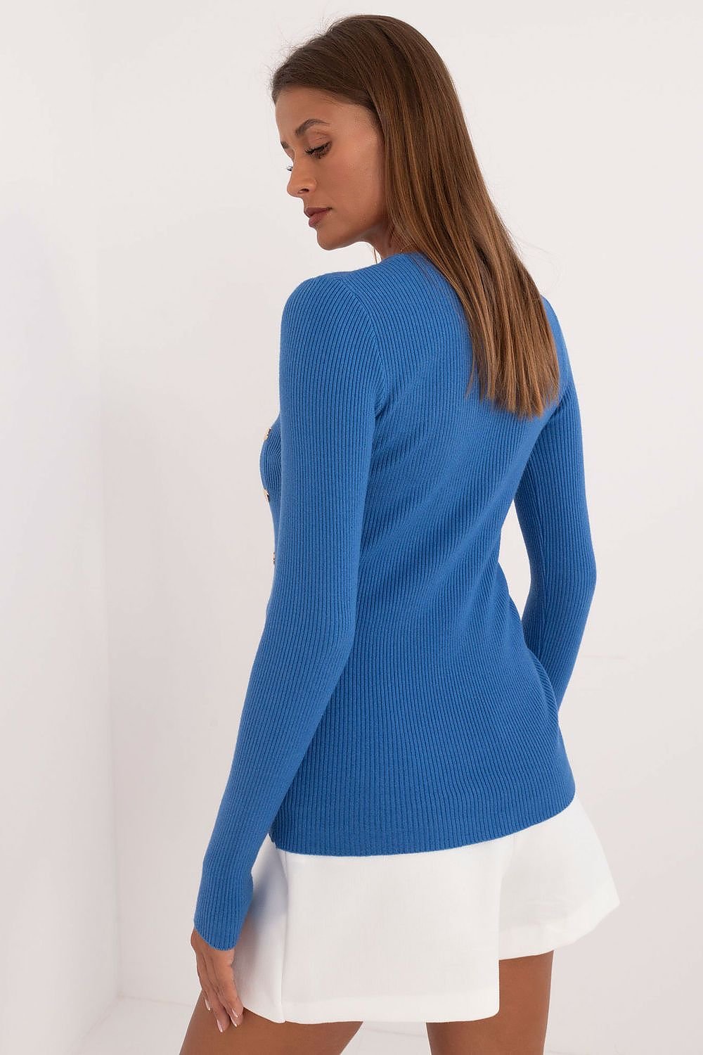 TEEK - Button Detail Side Long Sleeve Top TOPS TEEK MH   