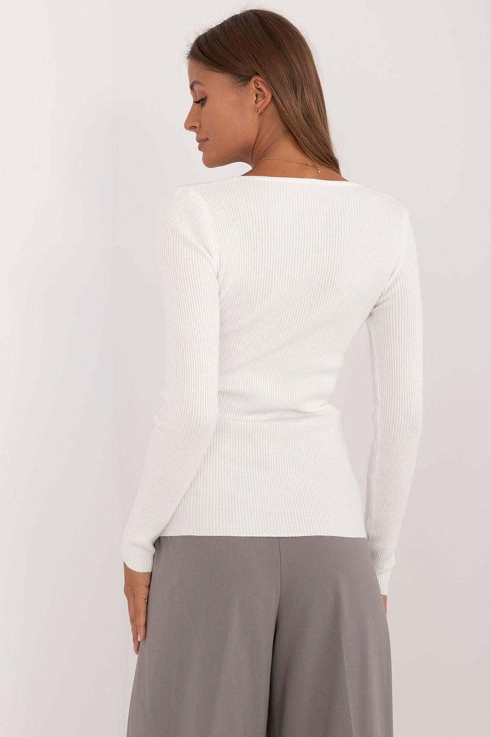 TEEK - Button Detail Side Long Sleeve Top TOPS TEEK MH   