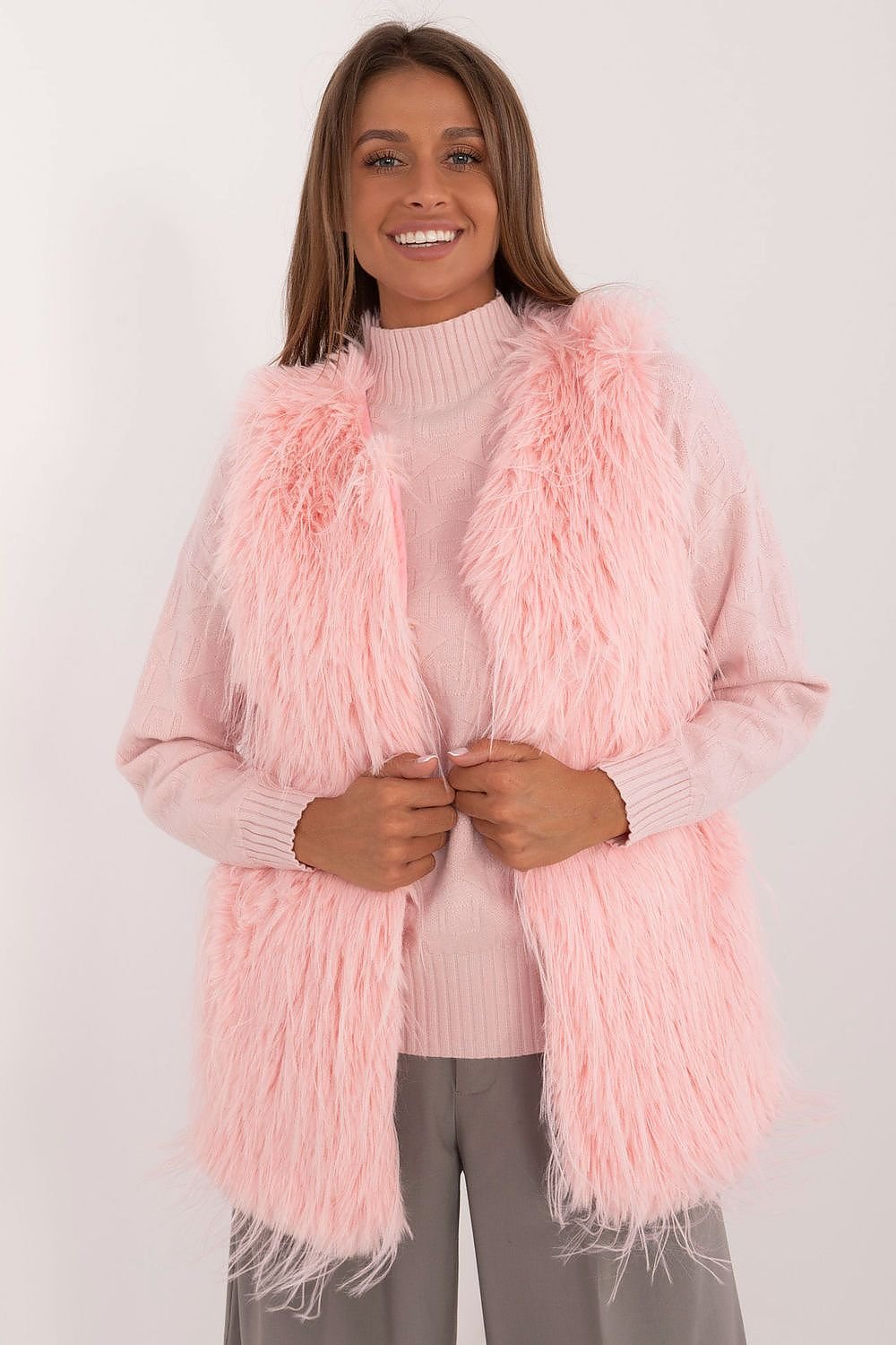 TEEK - Color Chosen Faux Fur Gilet VEST TEEK MH pink 3 S/M 