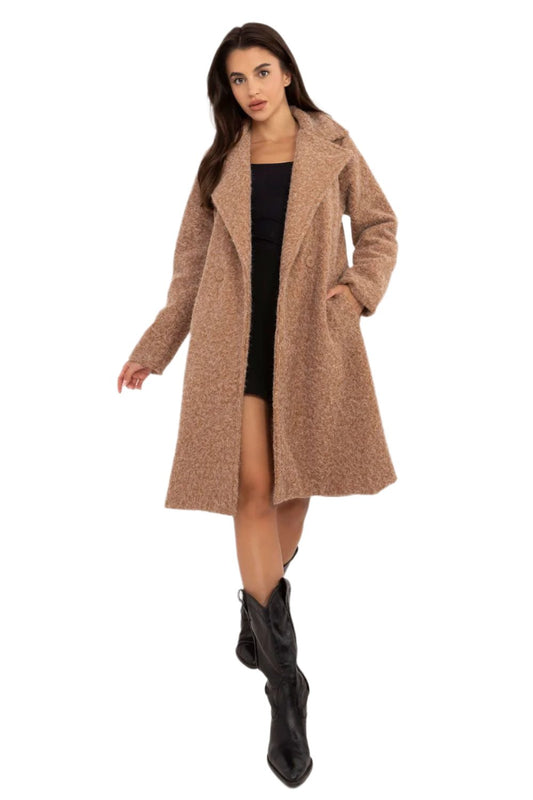 TEEK - Class Babe Pocketed Coat COAT TEEK MH brown One Size 