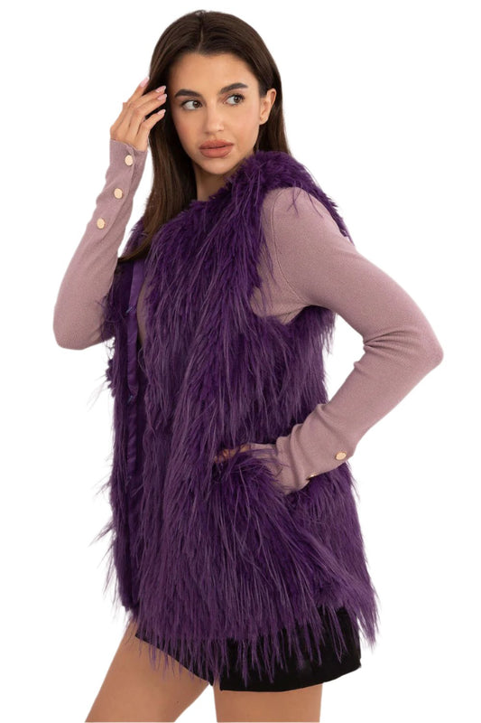 TEEK - Violet Of Glam Pocketed Gilet VEST TEEK MH   