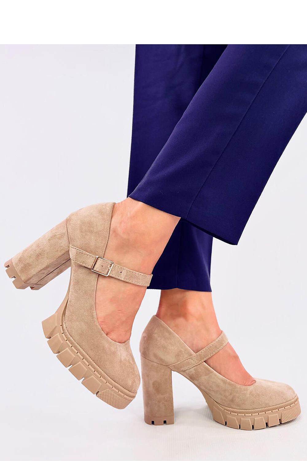 TEEK - Suede Touch Mary Platform Pumps SHOES TEEK MH 6  