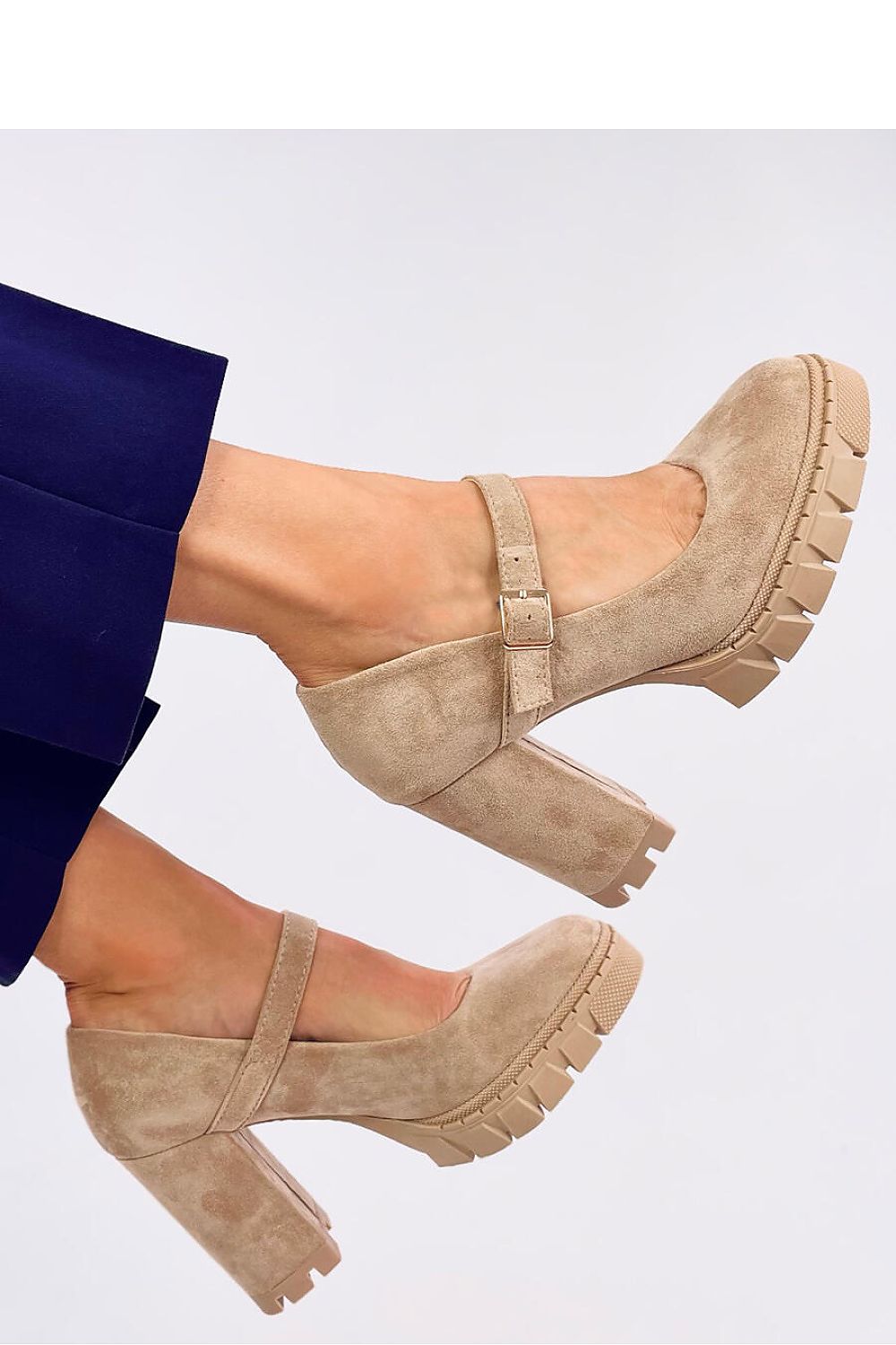 TEEK - Suede Touch Mary Platform Pumps SHOES TEEK MH   