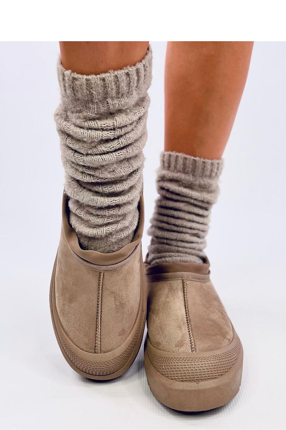 TEEK - Womens Beige Slush Boots SHOES TEEK MH   