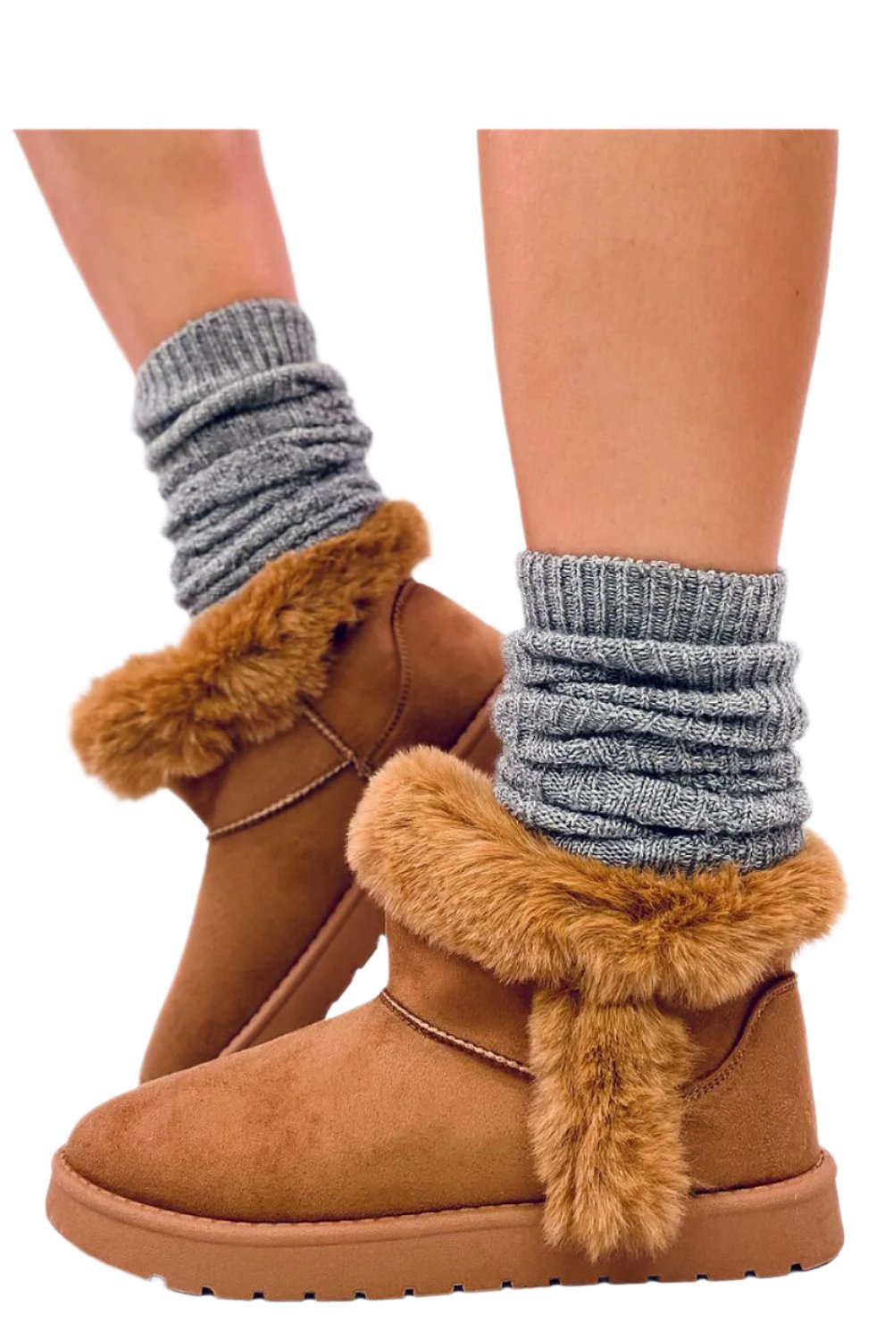 TEEK - Camel Plush Seam Snow Lounge Boots SHOES TEEK MH   