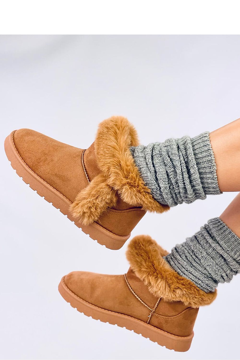 TEEK - Camel Plush Seam Snow Lounge Boots SHOES TEEK MH 5.5  