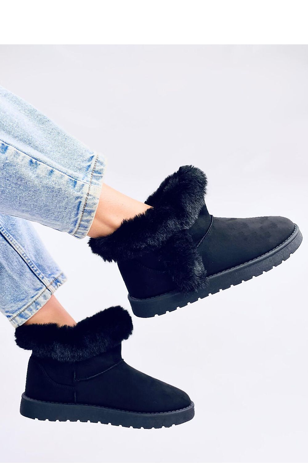 TEEK - Black Plush Seam Snow Lounge Boots SHOES TEEK MH   