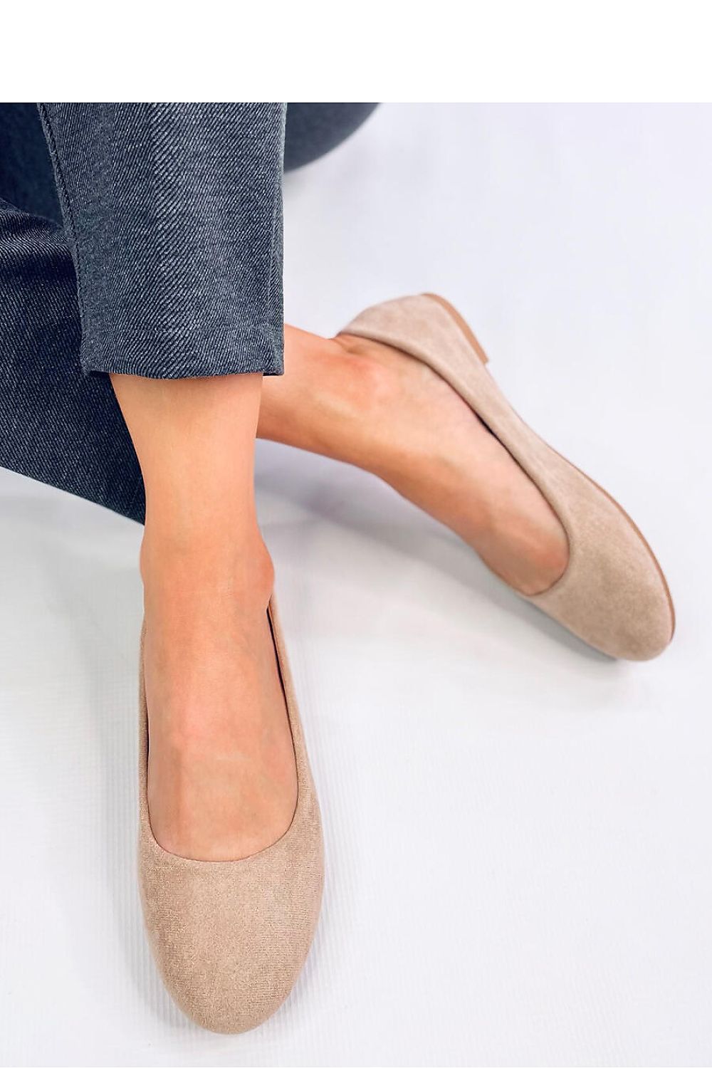 TEEK - Beige Suede Ballet Flats SHOES TEEK MH   