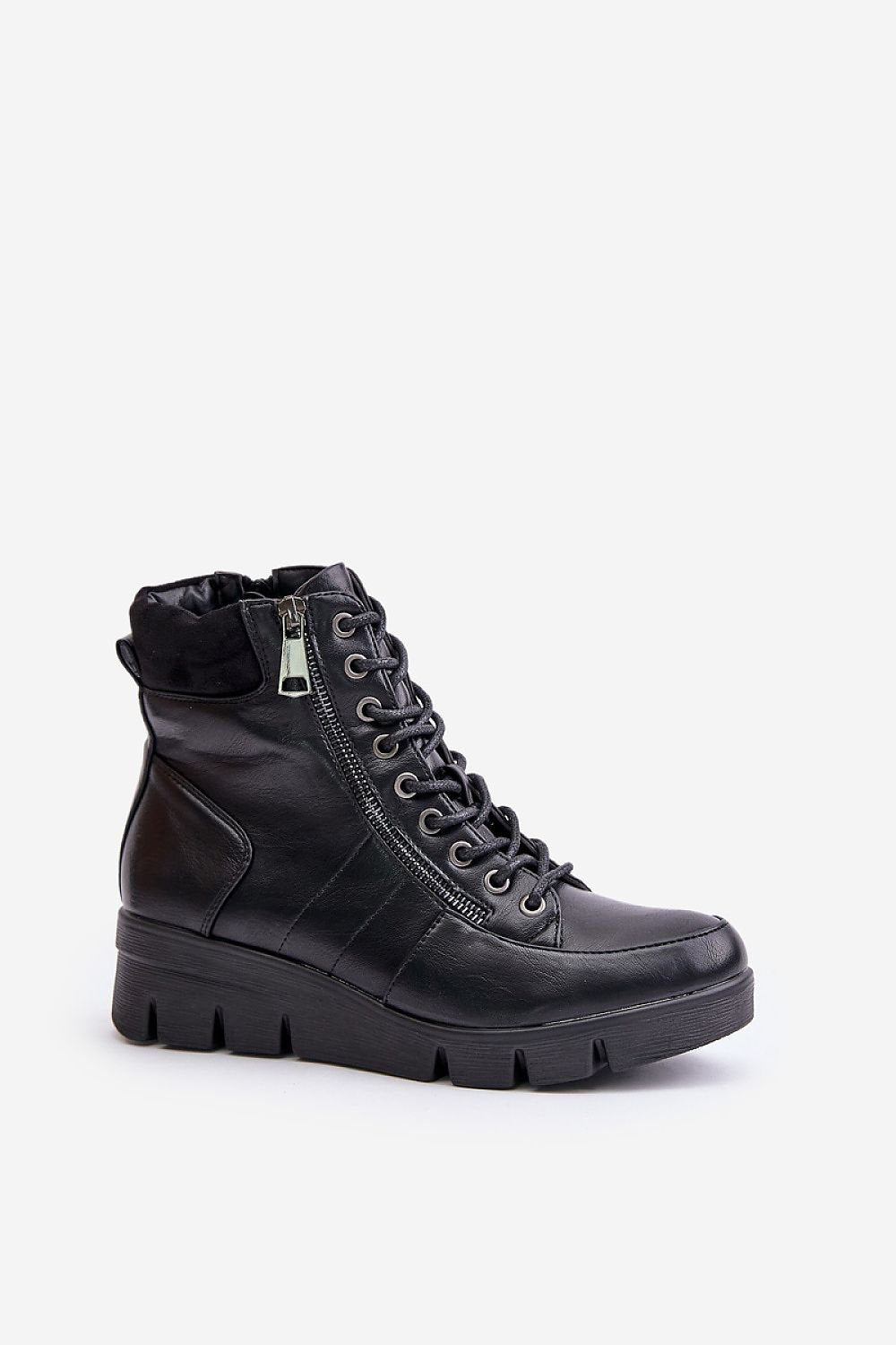 TEEK - High Top Parallel Laced Zip Boots SHOES TEEK MH   