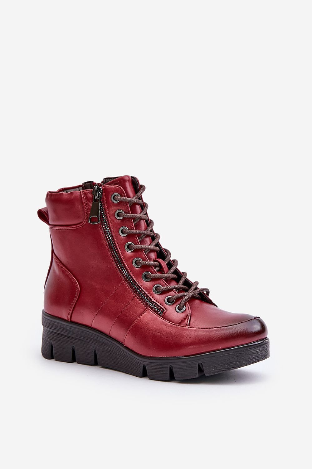 TEEK - High Top Parallel Laced Zip Boots SHOES TEEK MH   