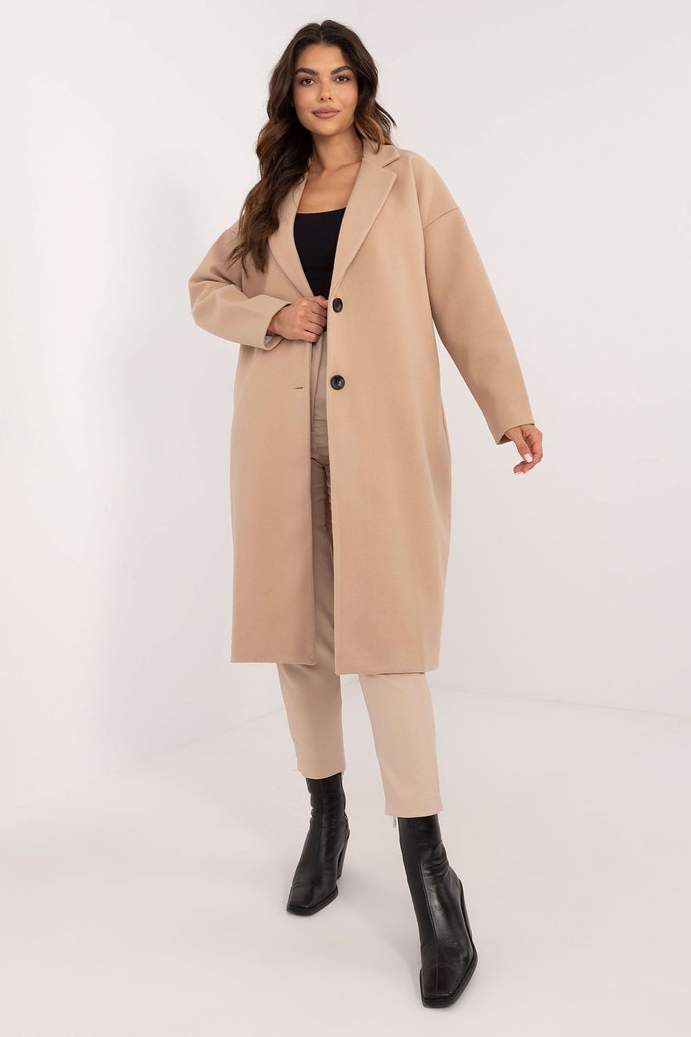 TEEK - Warm Option Buttoned Coat COAT TEEK MH beige S 