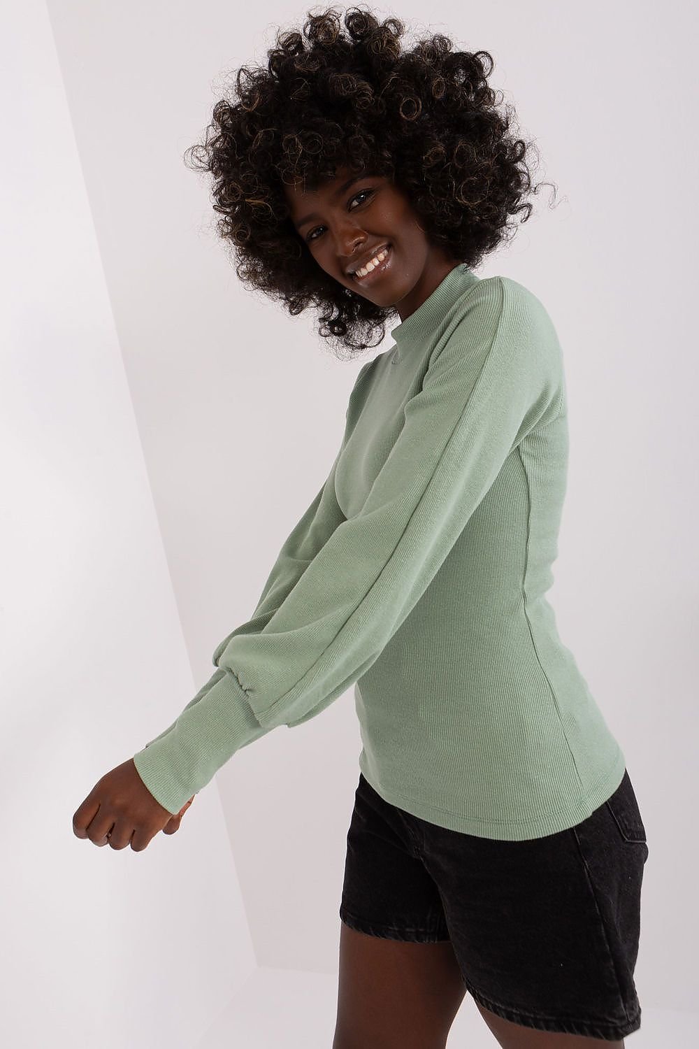 TEEK - Sweet Stretch Puff Sleeve Blouse TOPS TEEK MH   