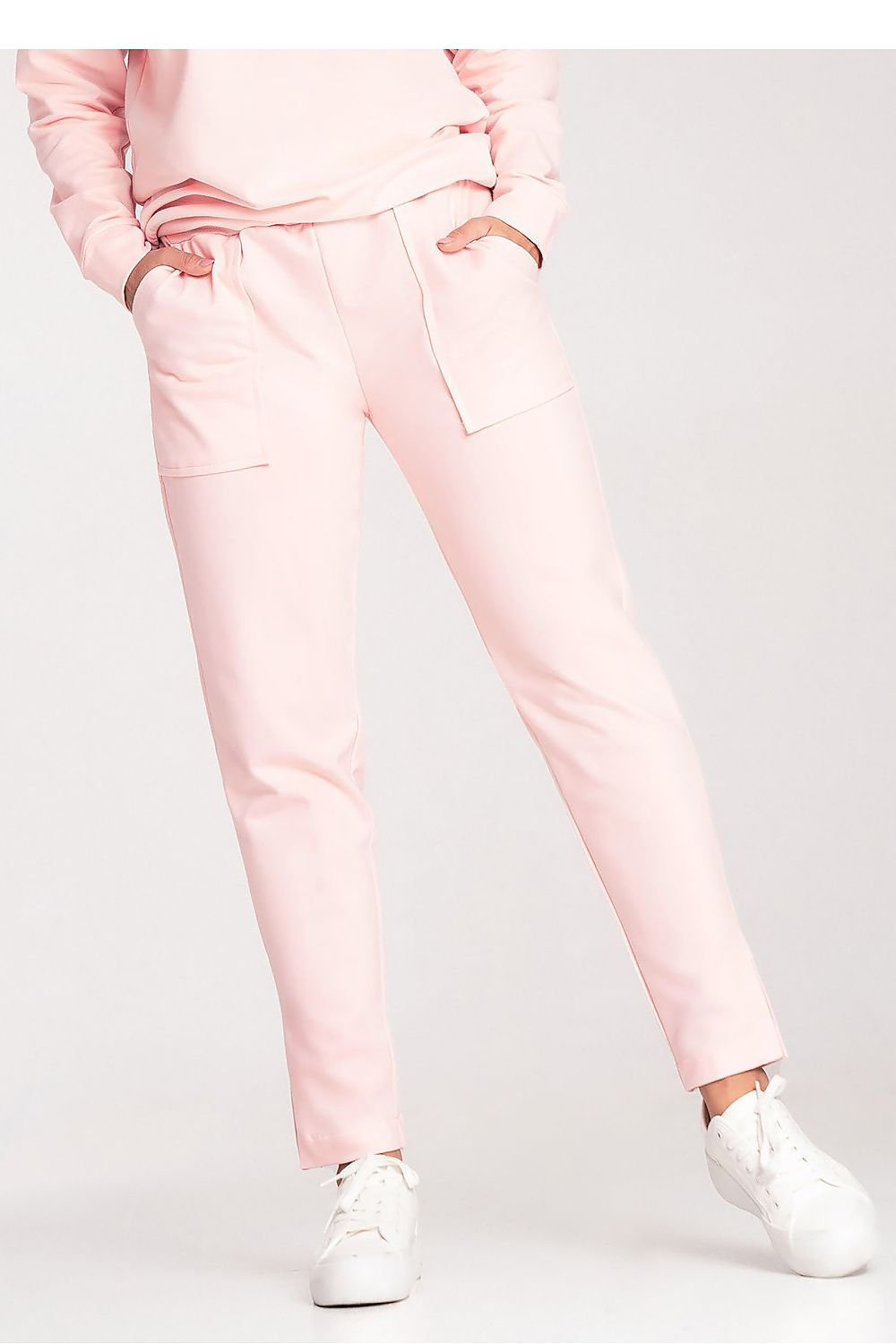 TEEK - Ankle Stop Pocketed Classic Tracksuit Sweatpants PANTS TEEK MH pink 2 S 